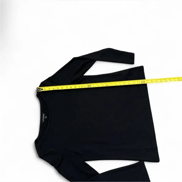 Banana Republic Black Long Sleeve Top - Picture 2 of 5